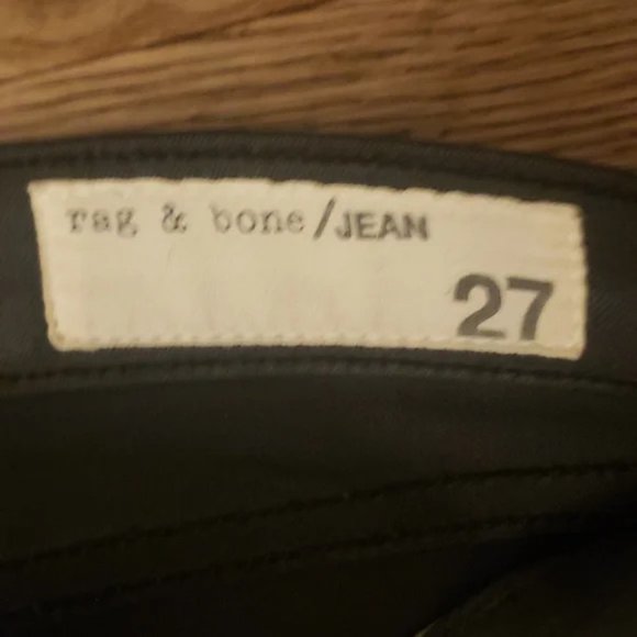 rag & bone Jeans Waxed Coated Legging Skinny Jeans Shoreditch - Picture 4 of 8